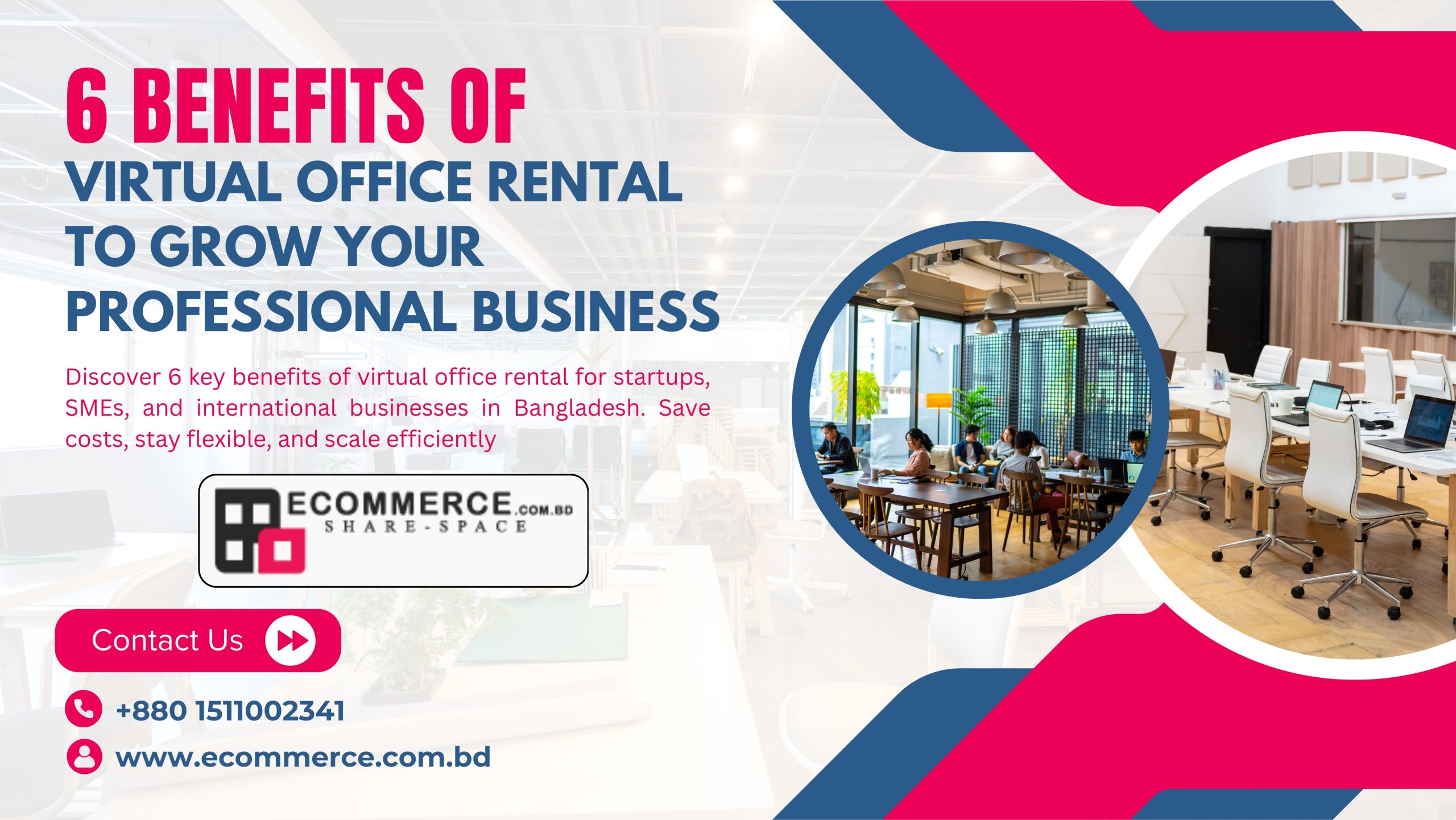 6 Benefits of Virtual Office Rental to Improve Your Professional Business